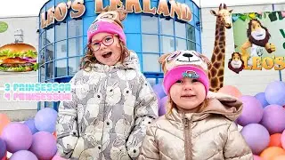 ENSAMMA P&Aring; LEO&rsquo;S LEKLAND😱🥳🦁 Jack &auml;r pappaledig med Tilly & Lo -3prinsessor VLOGG💕