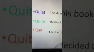 Quit, quiet, quite 😵&zwj;💫 What&rsquo;s the difference?