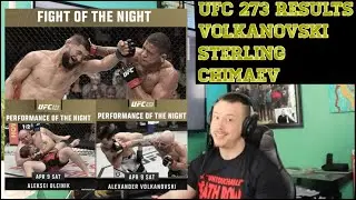 UFC 273 | Post fight Results: Alexander Volkanovski, Aljamain Sterling, Khamzat Chimaev