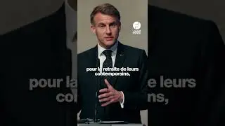 R&eacute;forme des retraites : Emmanuel Macron remet les pendules &agrave; l'heure