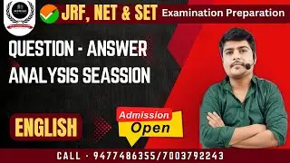 Topic - Postcolonialism (Part 1) - Question Answer Analysis Seassion - UGC NET/ SET English  2025