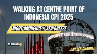 Расслабляющая ночная прогулка в CPI Макассар, Индонезия, 2025 | Океанский бриз [4K]