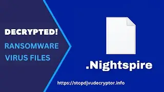Nightspire Ransomware Virus Attack | Remove .Nightspire Virus and Decrypt Files | Data Recovery Tool