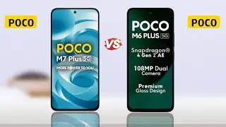 Poco M7 Plus 5G vs Poco M6 Plus 5G || Full Comparison || Price | Camera Test | Specification