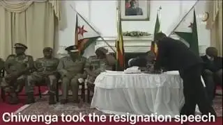 How Mugabe's Resignation Speech was Replaced with a Wrong Speech