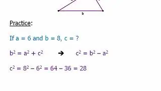Geometry: Right Triangles
