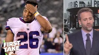 Saquon is best running back in NFL over Todd Gurley - Max Kellerman | First Take