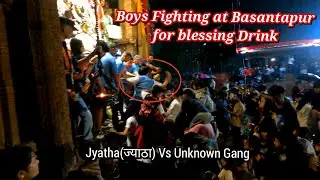 Boys Competition at indra jatra for blessing Drink | Jyatha Vs Unknown #indrajatra #newariculture