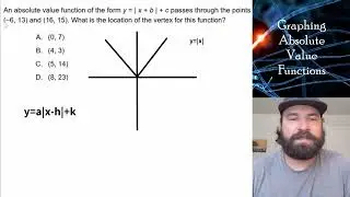 MTEL QUESTION: ABSOLUTE VALUE GRAPH