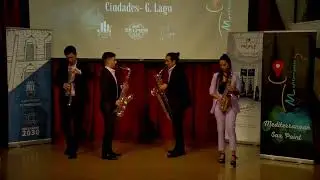SYNTHESE Quartet plays Ciudades by G. Lago (FINAL ROUND)