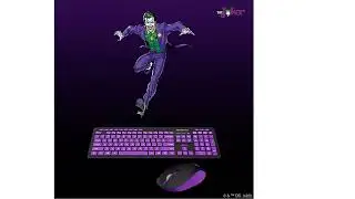 Zebronics DC Joker Edition Companion 500 Wireless Combo