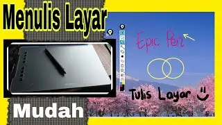 Menulis di Layar Laptop dengan Epic Pen