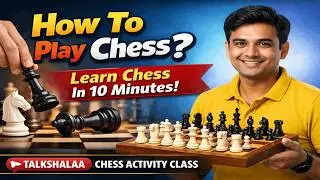 How To Play Chess? | Learn Chess In 10 Minutes | Talkshalaa | Chess Activity Class