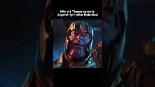 why Thanos didn't attack Asgard #shorts