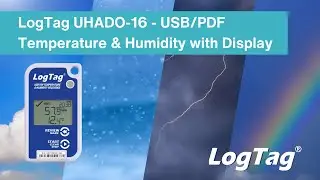 ЛогТэг UHADO-16 - USB/PDF датчик температуры и влажности с дисплеем