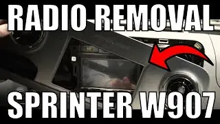 Radio Removal Mercedes Sprinter III w907