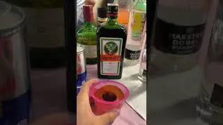 jager bomb with redbull