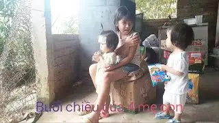 Một buổi chiều của 4 mẹ con.