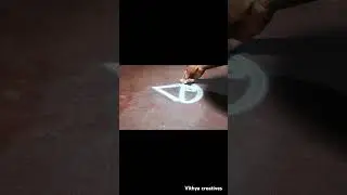 freehand kolam designs ✨️learn with vithya #shorts#youtubeshorts#viralshorts#trending#trendingshorts