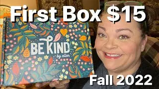 Be Kind by Ellen Fall 2022 + First Box for $15 !!