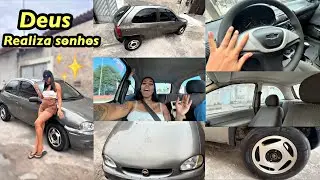 PEGUEI MEU PRIMEIRO CARRO✨