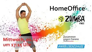 30 min Zumba Workout Dance Fitness Live | Home Office Zumba #2 - von 28.03