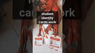 Student Identity 🪪 Card printing works #shorts #ytshorts #teacher #school #college