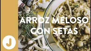 Arroz meloso de setas, ajos tiernos y pulpo. @Bolettus - @Juan LLorca