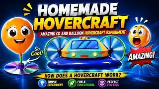 Homemade Hovercraft I Amazing CD and Balloon hovercraft experiment I How Does a Hovercraft Work?