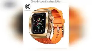 Latest Products You Must Know!&nbsp;#Heavy Metal Stainless Steel Rubber Case For Apple Watch Ultra 2 U