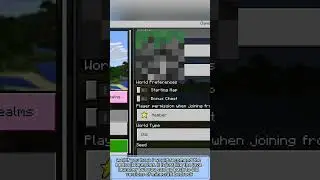 Как изменить версию игры в Minecraft Bedrock #minecraft #shorts