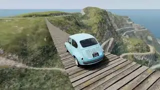 Cars vs Suspension Bridge Challenge in BeamNG Drive! | Ultra Detailed Crash Compilation