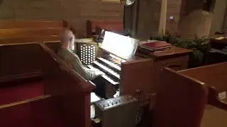 Bright and Glorious Is the Sky - Danish tune played on organ