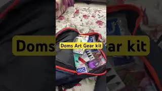 Doms Art Gear kit Haul Unboxing #stationery #diy #trending #school #viralvideo #ytshorts #unboxing