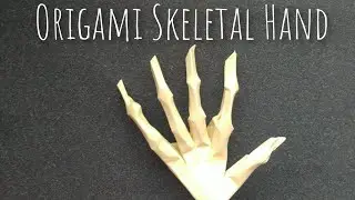 Origami Skeletal Hand | Artist Inside Me | Easy and Cool