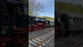 German Steam Locomotive #steam #leipzig #zug #train #leipzig #germany #dampflok #dampfzug #eisenbahn
