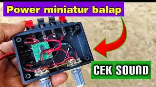 Tes cek sound power mini 5 volt super glerrr