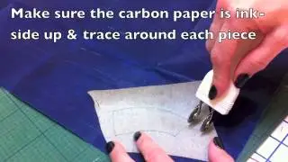 Using Clover Double Tracing Wheel for BurdaStyle Patterns