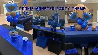 Cookie Monster Birthday Party Theme