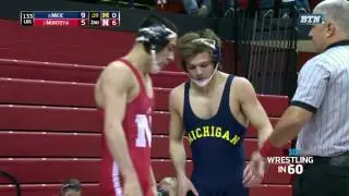 Wrestling in 60: 133 Pounds - Micic vs. Montoya
