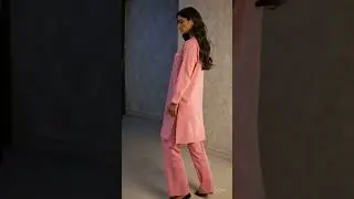 Breeze 02 &ndash; 2PC Pink Lawn Suit with Pearl Neckline | 20% OFF | Qasrelibas #womenclothing #2pcsuit