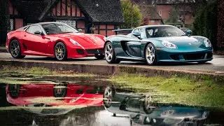 Ferrari 599 GTO vs Porsche Carrera GT, BEST Sounding Cars EVER?!