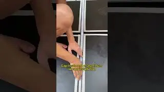Glue sealing treatment of aluminum veneer curtain wall. #design #aluminum