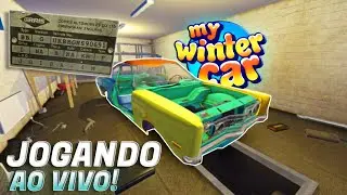 TRABALHANDO E MONTANDO O RIVETT MY WINTER CAR! #live #mywintercar