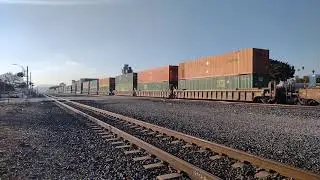 Monster EB UP Z Train At Pomona CA! #bigbossrailfanner