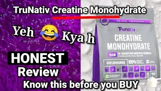 Trunativ Pure Creatine HONEST review ( with LAB TEST )