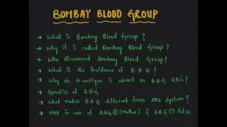 Bombay Blood Group