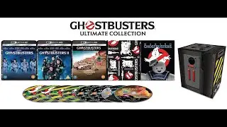Ghostbusters Ultimate Collection 4K Bluray  Box Set Unboxing -Originals, Afterlife, BonusDisc & MORE
