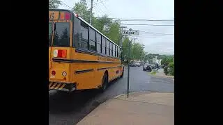 Bus number 984 leaving from my stop cottage street and Edgar place pt5 on the last day of school
