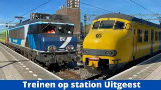 Treinen op station Uitgeest - 9 oktober 2022